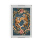 Savage Symphony Vintage Tapestry of Fierce Elegance Serving Tray