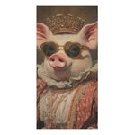 Royal Pig Couture and Crowned Elegance Bath Towel