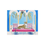 Leopard Lounge in Paradise Fine Art Poster