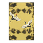 Dancing Cranes in Golden Grove Accent Rug