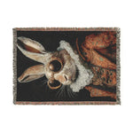 Regal Hare Noble Rabbit Woven Blanket