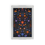 Vibrant Floral Embroidery Serving Tray