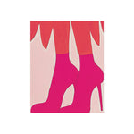 Bold Stiletto Silhouette Fine Art Poster
