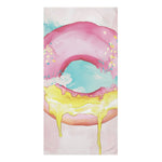 Pink Donut Drip Bath Towel