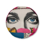 Bold Floral Portrait Floor Pillow