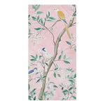 Pastel Birds on Blossom Branches Bath Towel