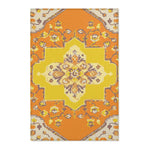 Golden Zest Bloom Accent Rug