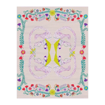 Vibrant Four Monkeys in the Garden hand-tufted wool rug featuring colorful floral patterns, ideal for enhancing living room spaces. This 8x10 area rug beautifully combines playful monkey motifs with intricate garden-inspired designs, making it perfect for adding a lively touch to living room decor.