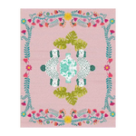 Discover the Floral Monstera Staffordshire Pastel Hand Tufted Area Rug, perfect for adding a boho touch to your bedroom or living room. This wool rug features vibrant floral patterns with charming Staffordshire motifs, making it a standout choice among bedroom area rugs and living room rugs 8x10.