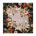 A vibrant Garden Bouquet Hand Tufted Wool Rug featuring an intricate floral design. This square area rug is perfect for enhancing your living room decor with its colorful blossoms set against a soft pastel background. Ideal for those seeking large area rugs or living room rugs 8x10, this wool rug adds a touch of elegance and warmth.
