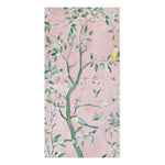 Blossoming Tree with Colorful Birds Bath Towel