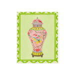 Chinoiserie Butterfly Ginger Vase Fine Art Poster