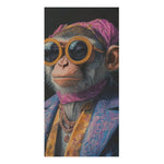 Stylish Monkey Vintage Couture Vibes Bath Towel