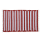 Elevate your space with a vibrant touch using the "Handwoven Red and White Accent Stripe Cotton Rug with Fringes." Its bold red and white stripes create a dynamic and eye-catching pattern, while the fringes add a charming finishing touch. Handcrafted with care, this rug brings warmth and personality to any room in your home, infusing it with energy and style.
