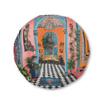 Maximalist Floral Floor Pillow