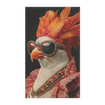 Get Your Glam on With This Chic Couture Bird Cotton Kitchen Towel