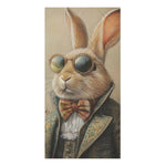 Classy Rabbit Couture and Sunglasses Chic Bath Towel