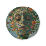 Floral Abstract Portrait Floor Pillow