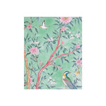 Chinoiserie Birds and Floral Scene Fine Art Poster