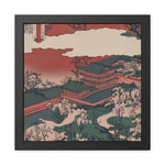 Golden Temple Courtyard at Dusk Wall Art