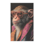 Gilded Wisdom Luxe Monkey Cotton Kitchen Towel