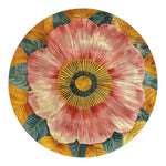 This vibrant Big Bloom Tapestry Hand Tufted Round Rug features a striking floral design, perfect for adding a touch of elegance to any space. Crafted from high-quality wool, this area rug is ideal for bedrooms, offices, or any room in need of a round rug centerpiece. Its rich colors and intricate pattern make it a standout choice for bedroom area rugs, enhancing the aesthetic with a luxurious feel.