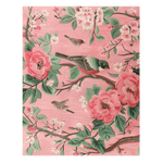 A beautifully detailed Blossom Melody Hand Tufted Rug showcasing a vibrant floral pattern with birds perched on branches. This wool rug is perfect for adding a touch of elegance to large living rooms. Ideal for those seeking floral rugs or stylish rugs for living room spaces.