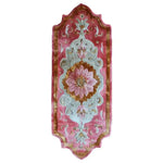 This is a beautiful Blush Luxe Hand Tufted Wool Rug Runner, showcasing an elegant floral design with intricate detailing. Perfect for adding a touch of luxury to any space, this contemporary area rug is ideal for use as a hallway runner rug, kitchen rug, or in the bedroom and office. The soft wool material and vibrant colors make it a stunning addition to any decor, ensuring it stands out as a centerpiece in your home or office.