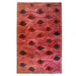 This Crimson Currents Hand Tufted Wool Rug is a stunning area rug perfect for adding a touch of elegance to any bedroom. The rich crimson color and flowing abstract pattern make it an ideal choice for those looking for unique bedroom area rugs. Made from high-quality wool, this rug combines durability with a soft texture, making it a perfect wool rug for enhancing comfort and style in your bedroom.