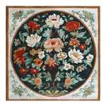 The Garden Whispers Hand Tufted Rug is a stunning square area rug perfect for enhancing any living room or formal dining room. Featuring a vibrant floral design with intricate details, this wool rug brings elegance and warmth to your space. Ideal for those seeking a blend of beauty and functionality in rugs for the dining room or living room.