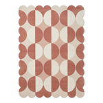 Modern Circular Hand Tufted Rug