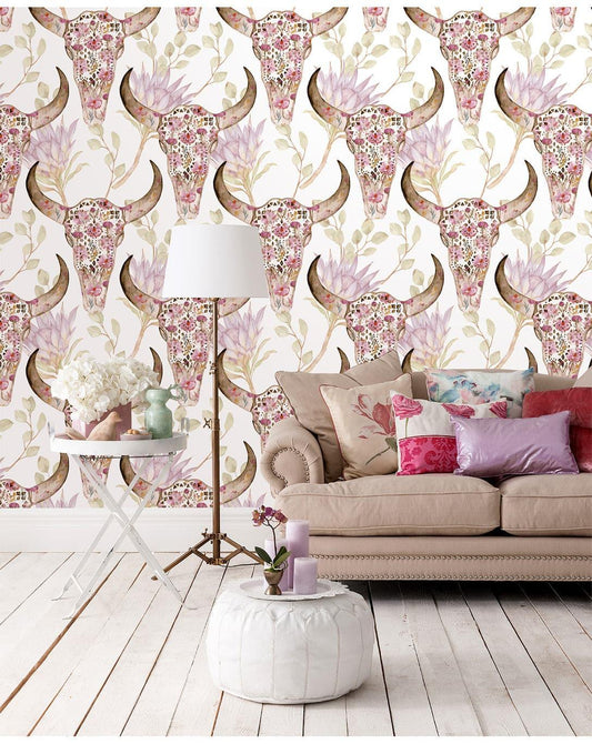 Protea Flowers With Skulls Removable Wallpaper Protea Flowers With Skulls Removable Wallpaper Protea Flowers With Skulls Removable Wallpaper 