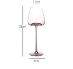Nordic Flamingo PInk Wine Glass - MAIA HOMES