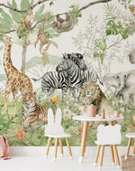 Safari Animal Exotic Jungle Wallpaper