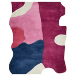Abstract Shape Collision Hand Tufted Rug