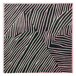 This striking area rug, titled 'Coded Line Rhythm Hand Tufted Rug,' showcases a dynamic abstract pattern with bold, black and white lines. Ideal for modern spaces, this square rug adds a contemporary flair to living room settings. Crafted from high-quality wool, it offers a plush texture and durable finish, perfect for anyone seeking unique area rugs for their living room.