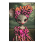 Enchanted Mouse Elegance Art Nouveau Rug