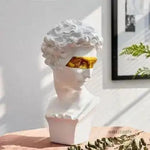 Eye Masked David Head Bust Statue 3 One Size
