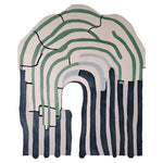 Layered Earth Flow Hand Tufted Rug