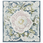 Ornate Flower Twist Hand Tufted Rug