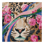 Petals Meet Predator Hand Tufted Rug