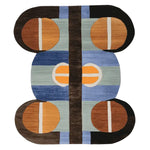 Segmented Balance Form Hand Tufted Rug