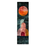 This vibrant Shapes Cape Hand Tufted Wool Runner Rug features an abstract design with bold geometric shapes in warm hues of orange, red, and pink. Perfect as an area rug, it adds a contemporary touch to any space, whether used as a kitchen rug, hallway runner rug, or in the living room. Its wool construction makes it an ideal choice for a bathroom runner rug or kitchen runner rug, combining style and durability.