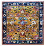 Sunlit Floral Symphony Hand Tufted Wool Rug