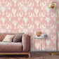 Vintage Pink Chinoiserie with birds Wallpaper - MAIA HOMES