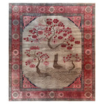 Wave of Petals Hand Tufted Wool Rug