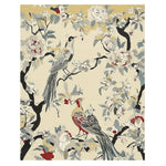 Elegant area rug featuring a serene willow bird design, perfect for enhancing your living room space. This hand tufted wool rug showcases intricate details with birds and floral patterns on a neutral background, making it an ideal choice for living room rugs 8x10. Add a touch of nature and style to your decor with this exquisite living room area rug.