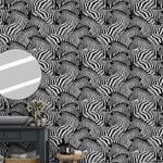 Black and White Zebra Wallpaper