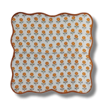 Daisy Block Printed Cotton Napkins