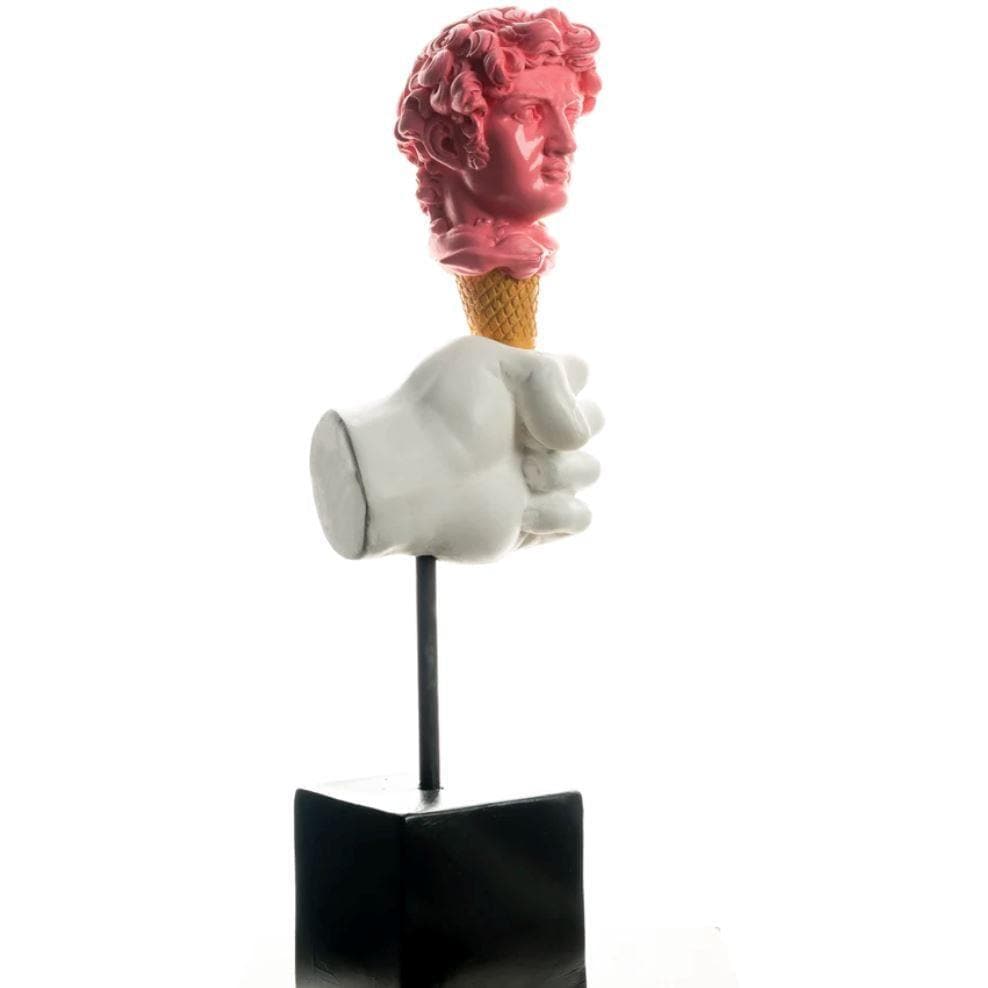 David's Bust Ice Cream Contemporary Art Sculpture - MAIA HOMES